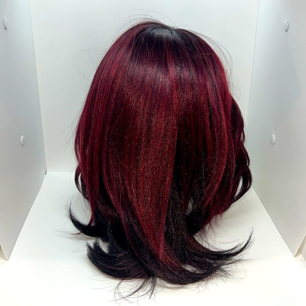 Beautiful Modu Collection Burgundy Wig. - Picture 3 of 6
